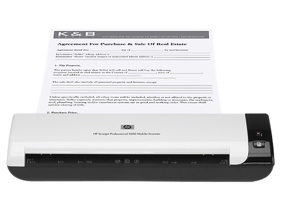 HP Scanjet Professional 1000 Mobile Scanner